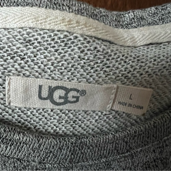 Ugg Heather Gray Cozy Maree T-Shirt Dress. Size Large - Picture 4 of 6